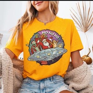 Festive Yellow Holiday T-Shirt